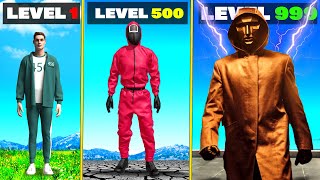 Level 1 SQUID GAME to Level 1000000000 in GTA 5 [upl. by Drawoh]