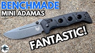 Benchmade Mini Adamas Folding Knife  Overview and Review [upl. by Scharaga]