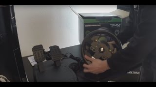 Thrustmaster TMX Force Feedback  Unboxing amp Test [upl. by Domingo]