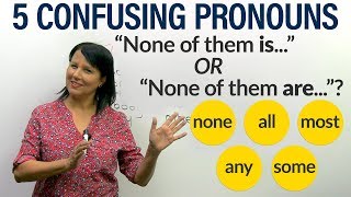 English Grammar How to use 5 confusing indefinite pronouns [upl. by Ardnuahsal382]