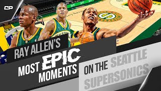 Ray Allen’s Most Epic Moments On The Seattle SuperSonics [upl. by Iclek255]