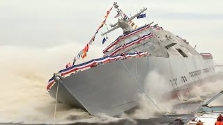 Navy launches new warship [upl. by Dore]