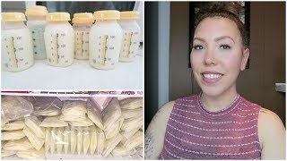 HOW I PUMP 1000 ML 33 OZ BREASTMILK A DAY [upl. by Aliek]