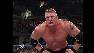 Brock Lesnar Vs Shelton Benjamin  SmackDown 02202003 [upl. by Kassey]