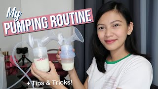 My Pumping Routine amp Breastmilk Storage  Tips amp Tricks 🍼 [upl. by Hollingsworth825]