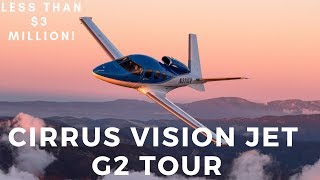 Cirrus Vision Jet G2 Tour [upl. by Ellerrehc]