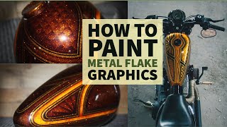 How to Paint Candy Metal Flake Panel Graphics [upl. by Notna265]