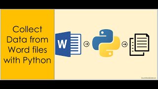 Collect Data From Word Files with Python [upl. by Monroy]