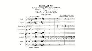 Mozart Serenade No 7 in D major K 250248b quotHaffnerquot with Score [upl. by Montana]