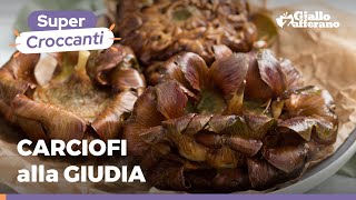 CARCIOFI ALLA GIUDIA  RICETTA ORIGINALE [upl. by Nylcoj]