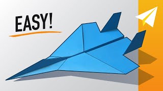 EASY F15 Paper Airplane How to make an Amazing Paper Jet Designed by Project Paper [upl. by Chaffin359]