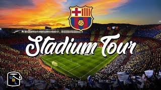 ⚽ FC Barcelona Camp Nou Stadium Tour  Spain Football Travel Ideas [upl. by Teiluj]