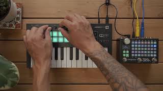 MIDI Out  Launchkey Mini  Novation [upl. by Enyaj]