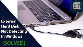 How To Fix External Hard Disk Not Detecting In Windows No Drive Letter [upl. by Anerys]