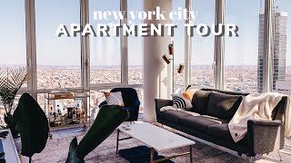 NYC APARTMENT TOUR  Modern amp Minimal Luxury High Rise [upl. by Eniarda]