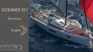 OCEANIS 511  Beneteau Guided Tour Video in English [upl. by Abbye]