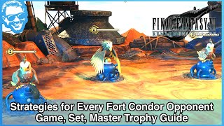 How to Beat Every Fort Condor Opponent  Game Set Master Trophy  FF7 Remake INTERgrade 4k HDR [upl. by Tamma433]