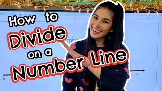 How To DIVIDE on a NUMBER LINE  3rd Grade COMMON CORE DIVISION STRATEGY [upl. by Walls630]