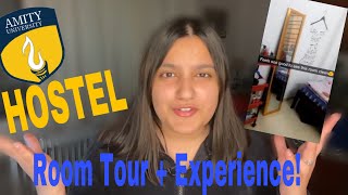 Amity Noida Hostel My experience  Room Tour  Answering all your questions [upl. by Ahsemak]