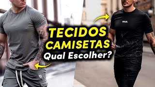 5 TIPOS de TECIDOS para CAMISETAS Qual escolher pra usar no dia a dia [upl. by Haidebej]