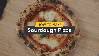 How To Make Sourdough Pizza  Making Pizza At Home [upl. by Yeoz]