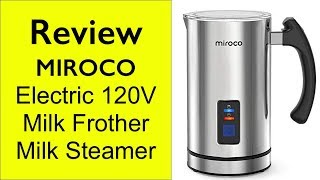 Review Miroco Milk Frother  How to make froth milk at home [upl. by Hilaria]