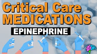 Epinephrine  Critical Care Medications [upl. by Ainel]