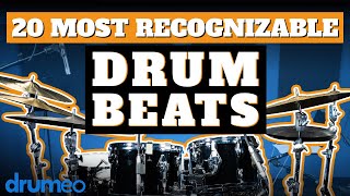 The 20 Most Recognizable Drum Beats [upl. by Absa]