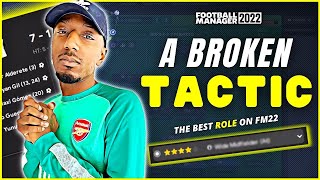 A BROKEN 442 FM22 TACTIC BEST FM22 ROLE  FM22 TACTICS  FOOTBALL MANAGER 2022 [upl. by Enyleuqcaj]