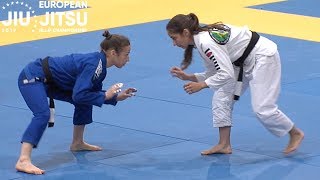 Mayssa Bastos vs Serena Gabrielli  European Championship 2019 [upl. by Lalitta]