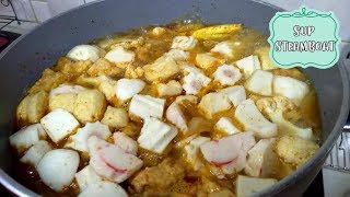 ENGMALAY SUB Resepi Sup Steambot  Steamboat Soup Recipe [upl. by Herzog]