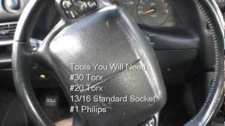 How To Blinker Switch or Turn Signal Replacement 1996 Chevy Monte Carlo [upl. by Benoite65]