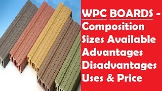 WPC Board  Wood Plastic Composite Boards Info [upl. by Marabelle]