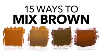 What Colors Make Brown The Ultimate Guide To Mixing Brown [upl. by Sikorski988]