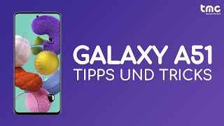 Samsung Galaxy A51  15 Tipps und Tricks  Deutsch [upl. by Allehs931]