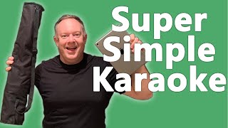 Simple Karaoke Setup for Mobile DJs  Add Another Component to your Services [upl. by Airtened]