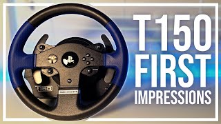 First Impressions on the Thrustmaster T150  Unboxing [upl. by Attwood842]