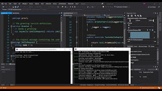 C gRPC Client amp Server Application in Net Core  Visual Studio 2019 [upl. by Anelagna]