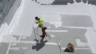 MartinSC Demonstrates the Application of Gaco S4200 Roof Coating [upl. by Bjork998]