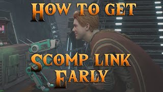 Star Wars Jedi Fallen Order  How To Get Scomp Link Early [upl. by Rebeka]