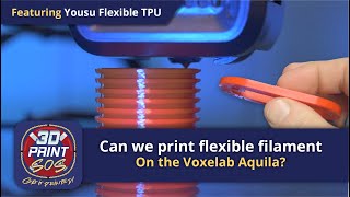 Can the Aquila print flexible TPU filament [upl. by Ko]