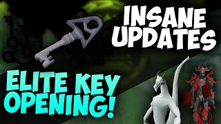 THESE UPDATES ARE PERFECT TO OSRS  ELITE KEY OPENING  INSANE Giveaway  RSPS 2021 [upl. by Breban]