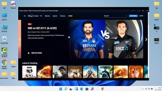 How to Install Hotstar in Windows 11 [upl. by Alehcim]