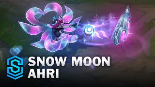 Snow Moon Ahri Skin Spotlight  PreRelease  PBE Preview  League of Legends [upl. by Atiuqrehs]