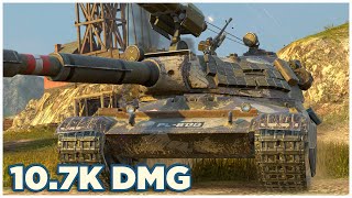 60TP Lewandowskiego • 107K DAMAGE • WoT Blitz [upl. by Xuaeb]