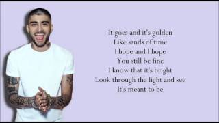 ZAYN  Golden Lyrics [upl. by Elorak]