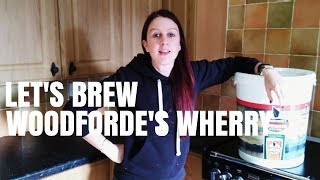 How to Brew A Woodfordes Wherry Real Ale Bitter By Ericas Little Welsh Garden [upl. by Nwahsek]