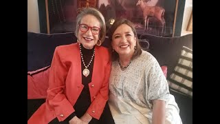 XÃ³chitl GÃ¡lvez con Guadalupe Loaeza [upl. by Allenrac]