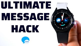 Galaxy Watch 4  RECEIVE amp SEND ALL MESSAGES WIFI amp LTE [upl. by Zela]