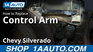 How to Replace Control Arms 0715 Chevy Silverado [upl. by Charis]